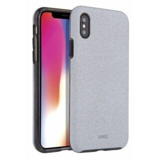 Uniq Lithos iPhone XS Max kemény hátlap tok - szürke