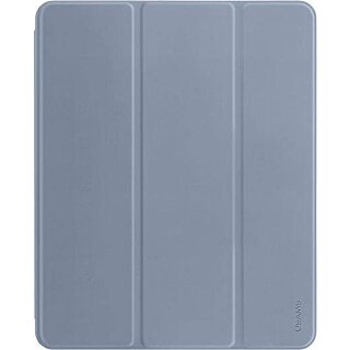 Usams Winro iPad Air 10,9" 5 / 4 (2022/2020) kinyitható bőr tok ceruzatartóval - lila