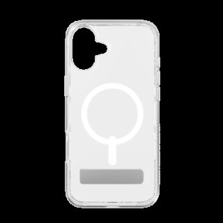 ZAGG Crystal Palace Snap Kickstand MagSafe iPhone 16 Plus ütésálló kemény hátlap tok + kitámasztó - átlátszó