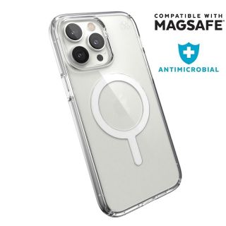 Speck Presidio Perfect Clear MagSafe iPhone 14 Pro Max ütésálló hátlap tok - átlátszó