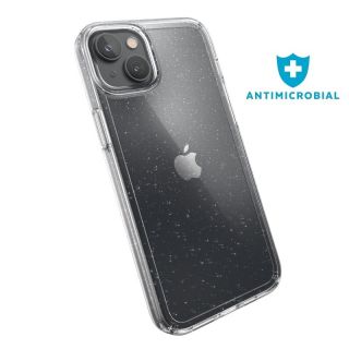 Speck GemShell Glitter iPhone 14 Plus ütésálló hátlap tok - átlátszó