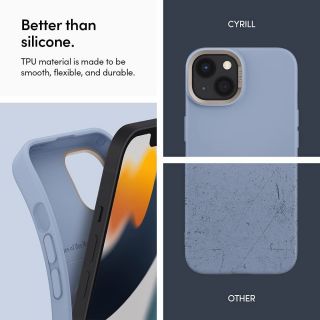 Spigen Cyrill Color Brick iPhone 13 ütésálló szilikon hátlap tok - kék