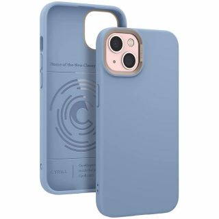 Spigen Cyrill Color Brick iPhone 13 ütésálló szilikon hátlap tok - kék