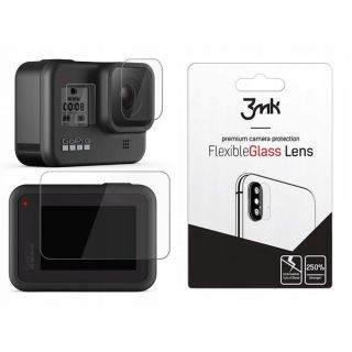 3mk GoPro Hero 8 lencse + előlapi + hátlapi kijelzővédő fólia (3db)