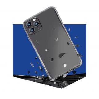 3mk Armor iPhone 14 szilikon ütésálló hátlap tok - átlátszó