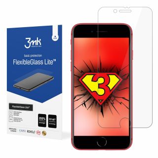 3mk FlexibleGlass Lite iPhone SE (2022/2020) hibrid kijelzővédő üvegfólia