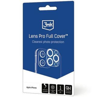 3mk Lens Pro Full Cover iPhone 14 / 14 Plus kamerasziget lencsevédő üvegfólia