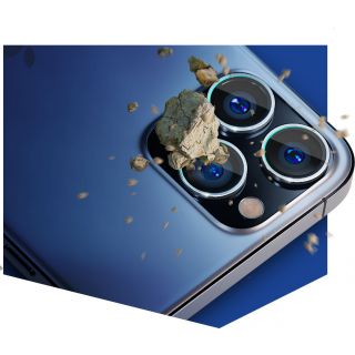 3mk Lens Protection Pro iPhone 14 Plus lencsevédő üvegfólia - fekete