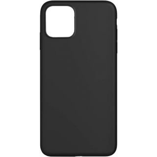 3mk Matt iPhone 11 Pro Max ütésálló szilikon hátlap tok - fekete
