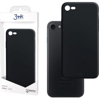 3mk Matt iPhone SE (2022/2020) / 8 / 7 ütésálló szilikon hátlap tok - fekete
