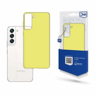 3mk Matt Case Samsung Galaxy S23 szilikon hátlap tok - sárga
