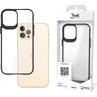 3mk SatinArmor+ iPhone 12 Pro Max ütésálló szilikon hátlap tok - átlátszó