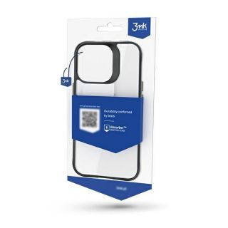3mk SatinArmor+ iPhone 15 ütésálló szilikon hátlap tok - átlátszó