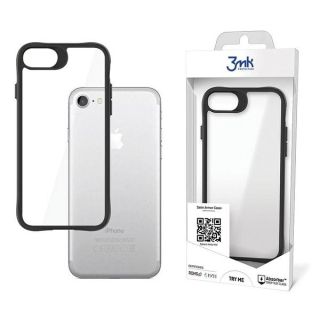 3mk SatinArmor+ iPhone SE (2022/2020) ütésálló szilikon hátlap tok - átlátszó