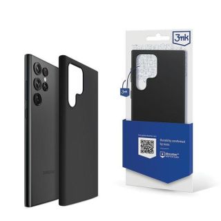 3mk Silicone Samsung Galaxy S24 Ultra szilikon hátlap tok - fekete