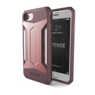 X-Doria Defense Gear iPhone SE (2022/2020) / 8 / 7 ütésálló hátlap tok - rózsaszín