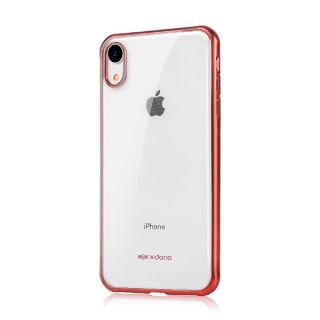 X-Doria iPhone XS / X szilikon hátlap tok - piros