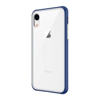 X-Doria iPhone XR szilikon hátlap tok - kék/ szürke
