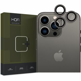Hofi CamRing Pro+ iPhone 15 Pro / 15 Pro Max kameralencse védő üveg - fekete