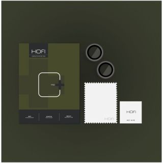 Hofi CamRing Pro+ iPhone 15 / 15 Plus kameralencse védő üveg - fekete