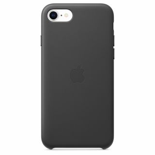 Apple iPhone SE (2022/2020) / 8 / 7 bőr tok - fekete mxym2zm/a