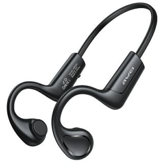 Awei A886BL vezeték nélküli Bluetooth sport fülhallgató + nyakpánt - fekete