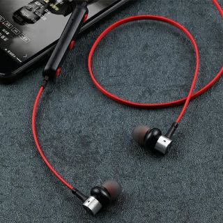Awei B923BL mágneses vezeték nélküli Bluetooth fülhallgató - piros