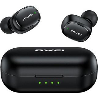 Awei T13 Pro TWS Bluetooth vezeték nélküli fülhallgató + töltőtok - fekete