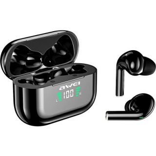 Awei T29P TWS Bluetooth vezeték nélküli fülhallgató + töltőtok - fekete