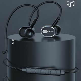 Awei TC-6 vezetékes fülhallgató mikrofonnal USB-C - fekete