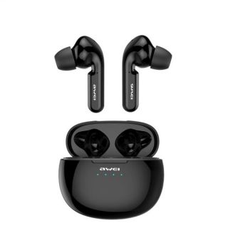 Awei T15 TWS Bluetooth vezeték nélküli fülhallgató + töltőtok - fekete