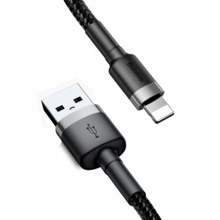 Baseus Cafule Lightning - USB-A kábel 100cm - fekete