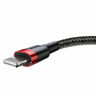 Baseus Cafule Lightning - USB-A kábel 100cm - fekete/piros