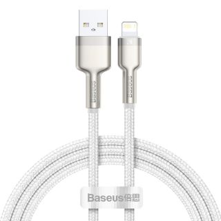 Baseus Cafule Lightning - USB-A kábel 2,4A 1m - fehér