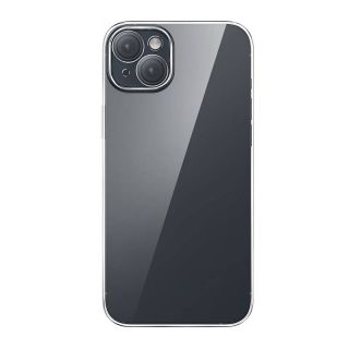 Baseus Corning iPhone 13 szilikon hátlap tok + kijelzővédő üvegfólia - átlátszó