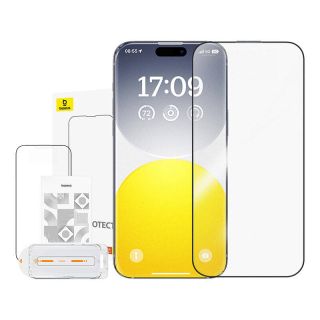 Baseus Crystalline Anti-Glare iPhone 14 Plus / 15 Plus kijelzővédő üvegfólia - matt