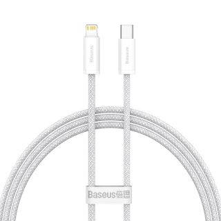 Baseus Dynamic Lightning - USB-C kábel 20W 1m - fehér