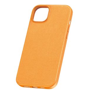 Baseus Fauxther Series MagSafe iPhone 15 bőr hátlap tok - narancssárga