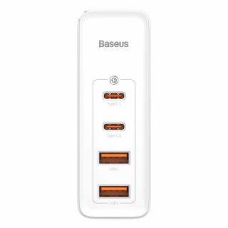 Baseus GaN2 Pro hálózati töltő 2x USB-C + 2x USB-A 100W PD + QC - fehér