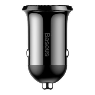 Baseus Grain Pro autós töltő adapter 2x USB-A 24W - fekete