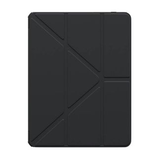 Baseus Minimalist iPad Pro 9,7" (2016) kinyitható szilikon tok ceruzatartóval - fekete