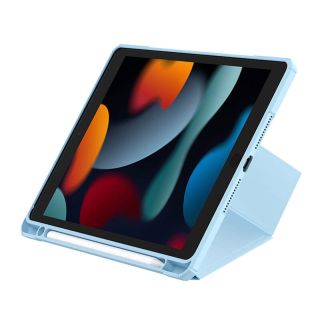 Baseus Minimalist iPad 10,2" (2021/2020/2019) kinyitható tok ceruzatartóval - kék