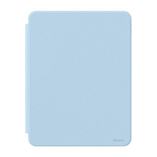 Baseus Minimalist iPad 10,2" (2021/2020/2019) mágneses kinyitható szilikon tok ceruzatartóval - kék