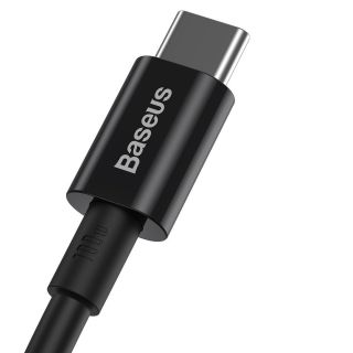 Baseus Superior USB-C - USB-C kábel 100W 1m - fekete