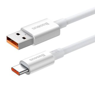 Baseus Superior USB-C - USB-A kábel 100W 2m - fehér