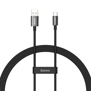 Baseus Superior USB-C - USB-A kábel 65W 1m - fekete