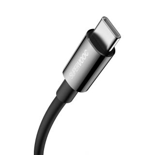 Baseus Superior USB-C - USB-A kábel 65W 1m - fekete