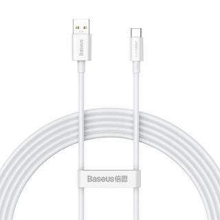 Baseus Superior USB-C - USB-A kábel 65W 2m - fehér