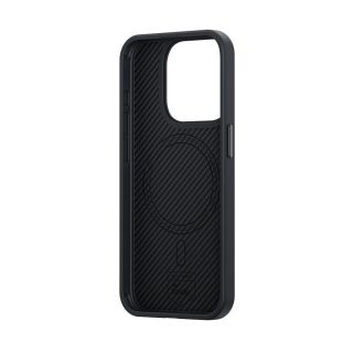 Benks Anti-drop Magnetic MagSafe Kevlar 600D iPhone 14 Plus / 15 Plus ütésálló kemény hátlap tok - fekete