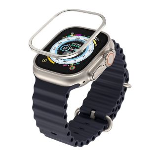 Blueo Sapphire Apple Watch Ultra 2 / 1 49mm zafír kijelzővédő üvegfólia + titán keret